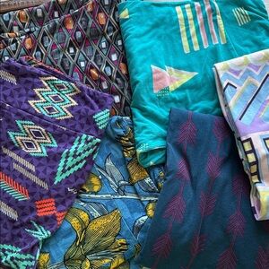 Colorful Patterned leggings set